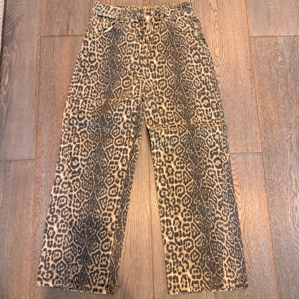 Leopard Print Jeans From Japan